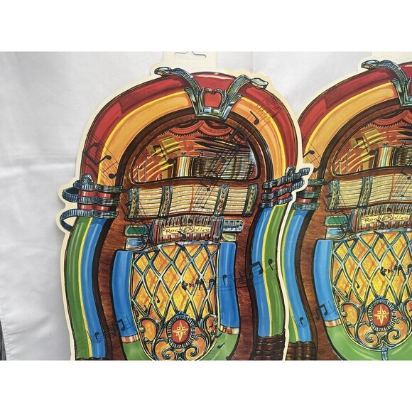 Ron Lewis Amscan Jukebox Wall Decoration 16” Lot of 2 New RARE - Picture 7 of 14